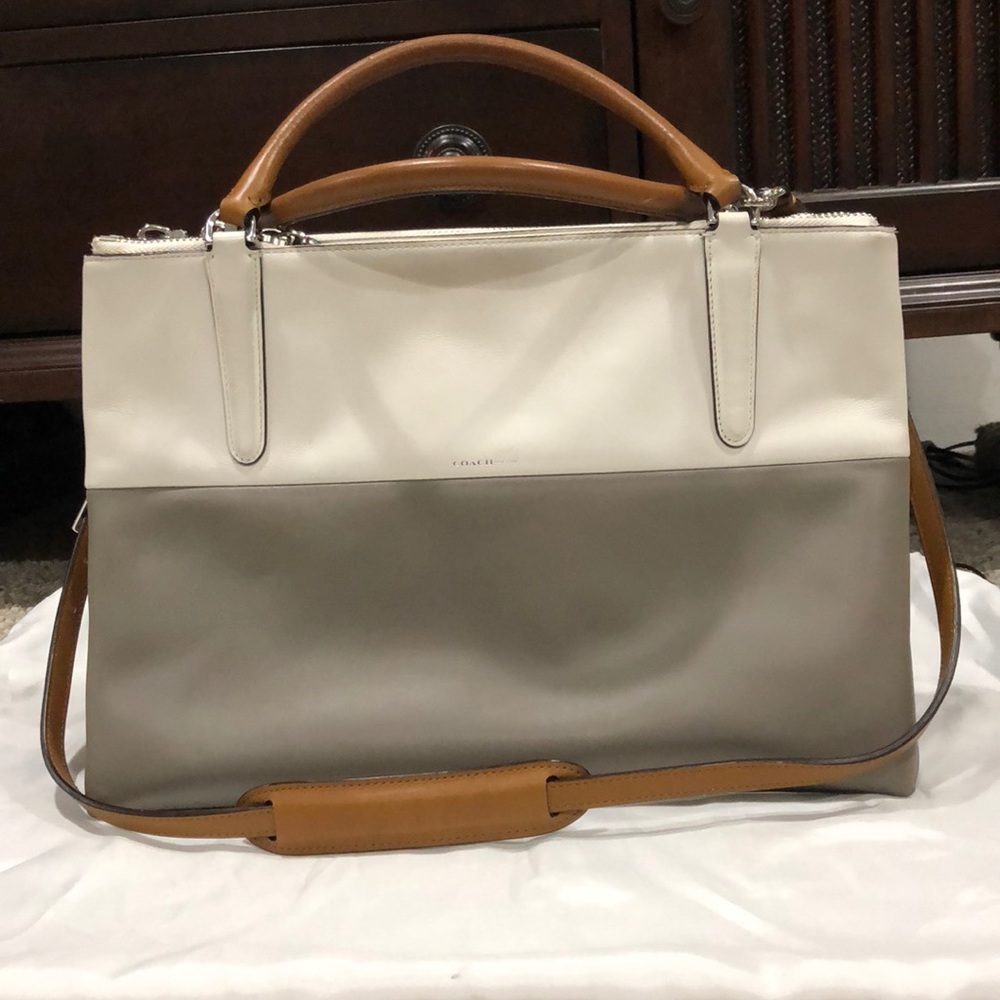 Coach Colorblock Borough Satchel